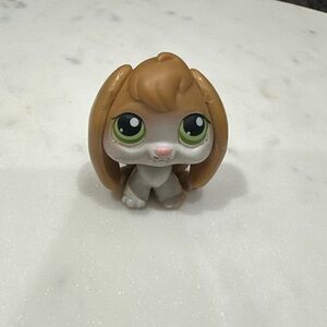 LPS #185 Lop-eared Rabbit 2005 Authentic Toy Hasbro Collector Littlest Pet Shop